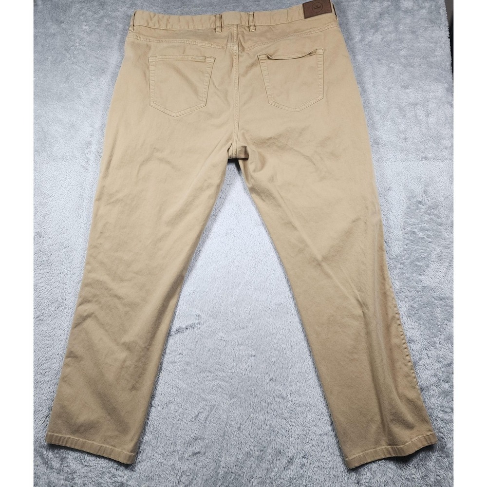 Peter Millar Pants Mens 40x30 (Fits 38x29) Beige Stretch Chino Golf Casual - Picture 10 of 13